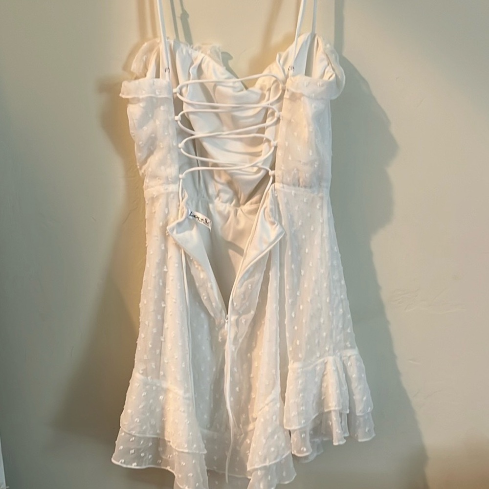2 White Mini Dresses - image 6
